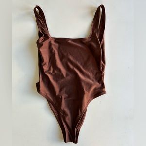 Brown swimsuit